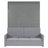Queen Size Murphy Bed Wall Bed With Cushion,Gray