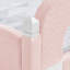 Lit nuage une place avec barrière de sécurité, cadre de lit en bois massif pour chambre à coucher, tissu bouclé-1828114572