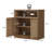Boho - Rattan Sideboard With Open Storage and Adjustable Shelf