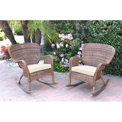 Batchelder Wicker Rocking Chair