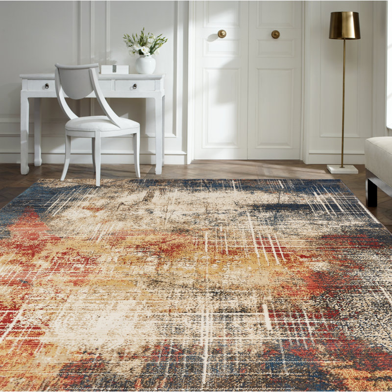 Hitchin Abstract Indoor Rug, Rectangle 5'5" x 7'7"