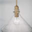 Luminaire suspendu l 14 po x H 10 po en noir mat avec verre transparent-70886267