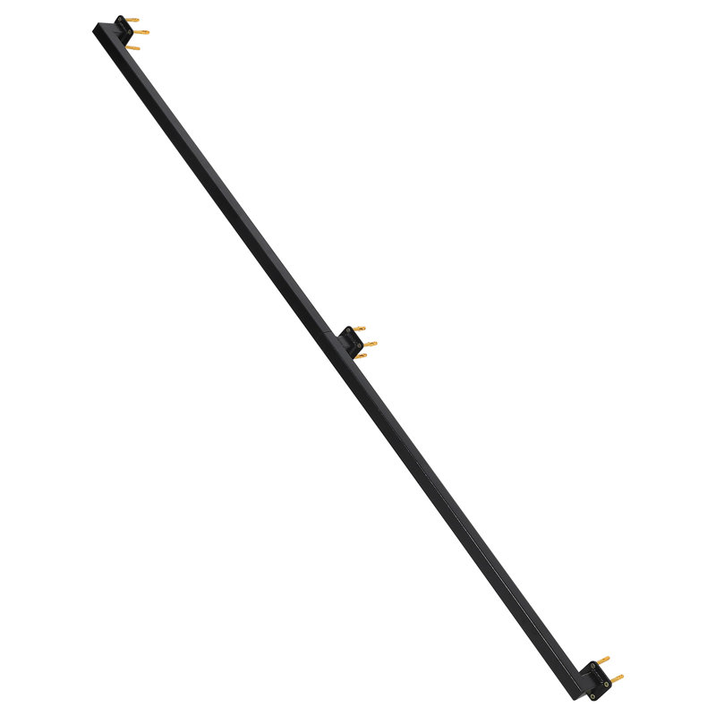 Wall-Mounted Metal Hand Rail for Loft Porch Deck, 72" W