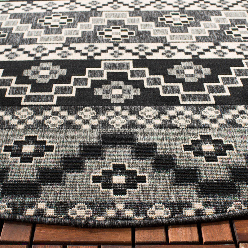 Tapis intérieur / extérieur Northpoint Veranda, Rond 5 pi 3 po