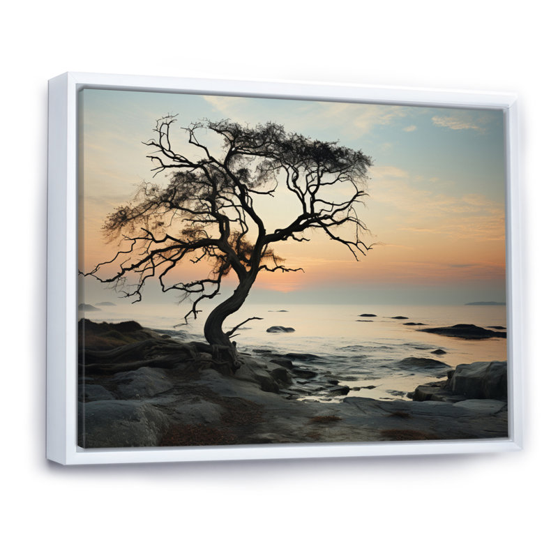 Beach Photo Sandy Serenade III, reproduction d'art sur toile, H 34 po x l 44 po x P 1,5 po, Blanc