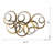 Unique Design Wall Décor, Gold Leaf Wall Décor