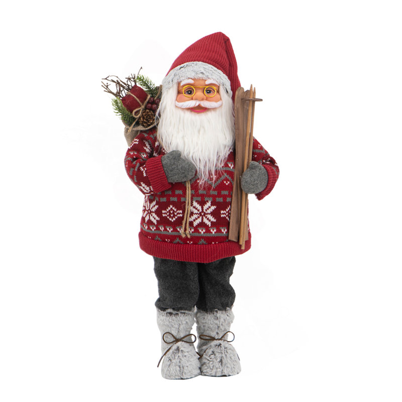 10.6X7.5X23.6" Standing Santa