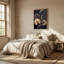 Art mural sur toile feuilles dorées et bronze sur fond foncé-1817059550