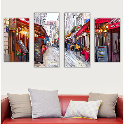 4 Piece Wrapped Canvas Print