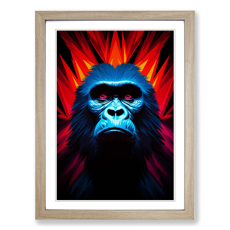 Gorilla Op - Framed Print