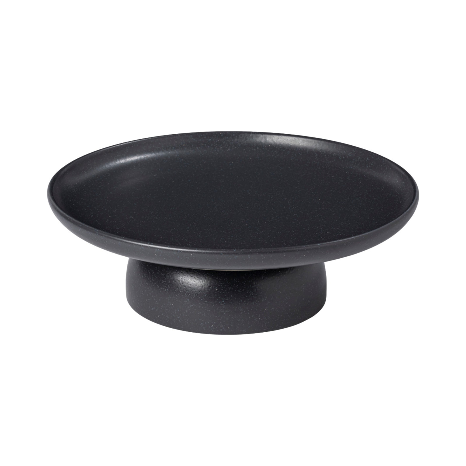 Casafina Pacifica Stoneware Cake Stand, Seed Gray