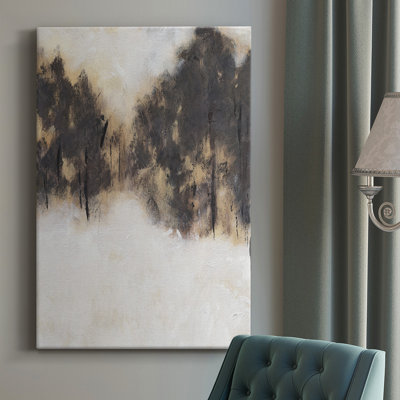 Winter Woods View II - Wrapped Canvas Painting