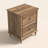 Aleana 21.5" H Solid Wood Tapered Legs 2-Drawer Nightstand (Set of 2)