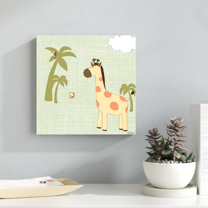 Baby Jungle I, H 12 po x l 12 po x P 1,25 po