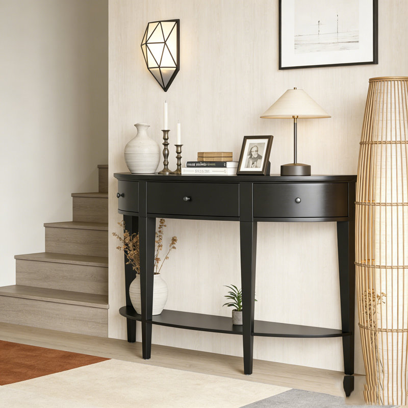 Canapé console Modern, Noir