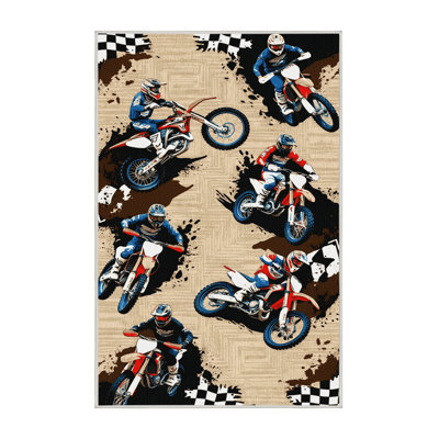  Tapis lavable Motocross Sports