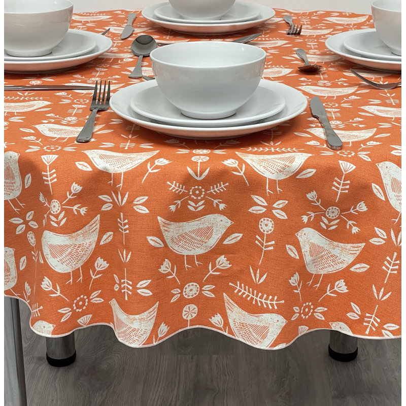 Frazeysburg Tablecloth, 47.6" W x 47.6" L, Orange