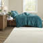 Ensembles de literie en velours luxueux, conception sarcelle en polyester pour le confort de la maison