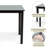 3-Piece Dining Table Set, 2 Classic Style Solid Wood Warm Chairs with Round Dining Table, Kitchen Room Set, with PU Leather Fabric-1433990823