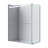 Molly 48" W X 36" D X 76" H Frameless Shower Door Rectangular Shower Kit With Rain Drop Glass Finish-121487434-121487436