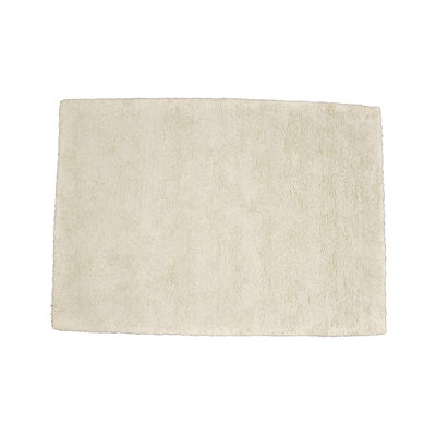 Tapis blanc fait main poils longs Morningside Drive