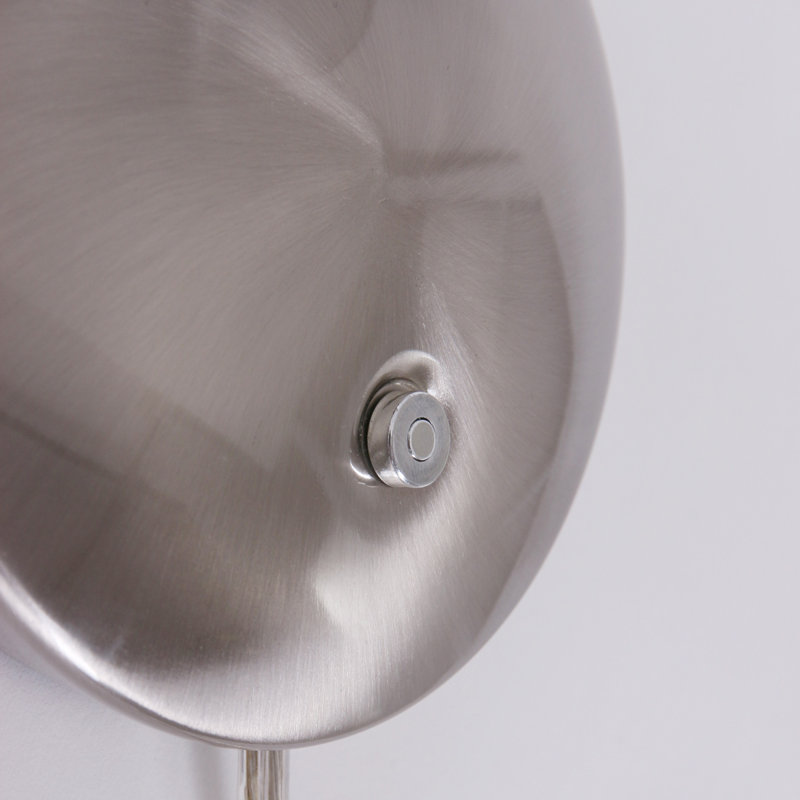 Core Steel LED Plug-in Spotlight, Silver
