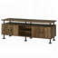 Meuble télé 2 tablettes Rustic Oak