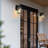 1-Light Black Motion Sensor Outdoor Sconce Light Wall Lantern Mount Sconce (Set of 2)