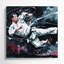 Art mural gris sur toile Sports Karate-754564112