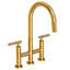 Muncy Pull Down Kitchen Bridge Faucet-1139529393