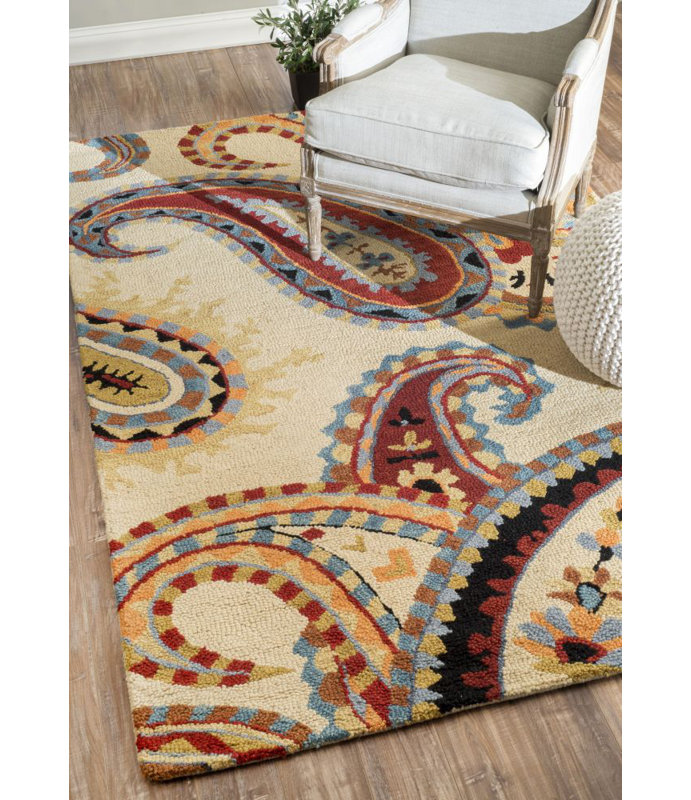 Macathurn Paisley Indoor Rug, 5' x 8'