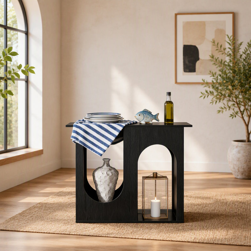 Table console étroite, table basse