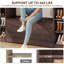 Banc de rangement à chaussures en forme de U de 160 cm avec armoire-868430605