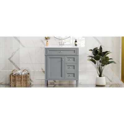 Meuble-lavabo simple avec plateau Galatia 30