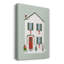Porte d'entrée festive III sur toile-1059855820