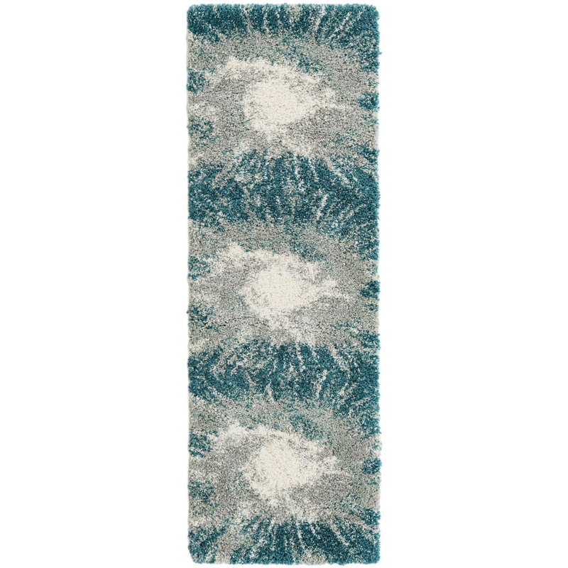  Velvet Soft Touch Shag Rug, Runner 2'7" x 8'