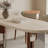 Matte cave stone slab dining table-887283819