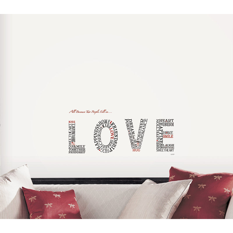 Text & Numbers Wall Decal