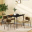 Table industrielle pliante, noire, peu encombrante avec abattant pour différents besoins, conception 2-4, grattoir