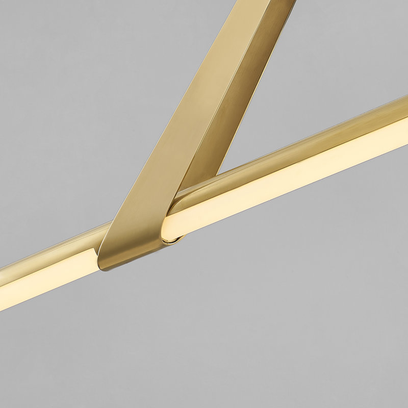 Luminaire linéaire à 1 lumière Jonas, Laiton vieilli
