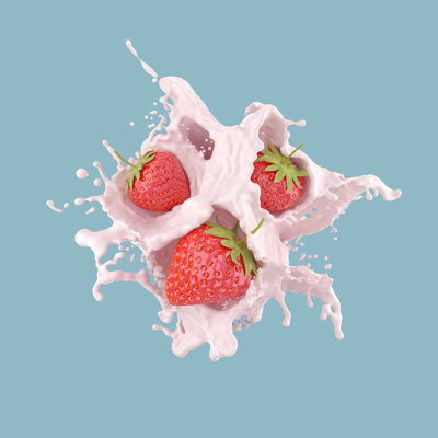 Strawberry - Wrapped Canvas Print