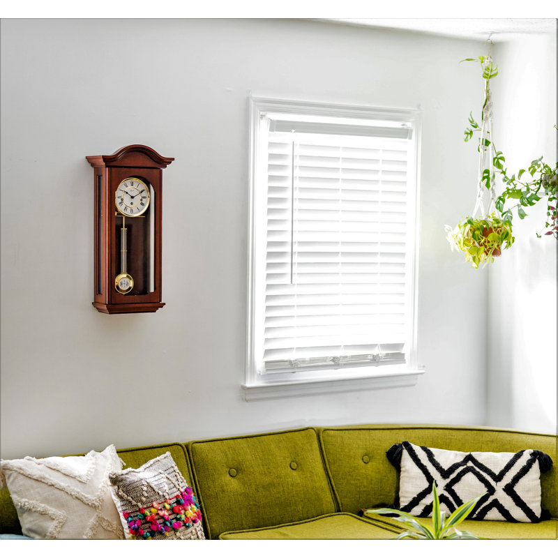Brooke Wood Wall Clock, Light Oak