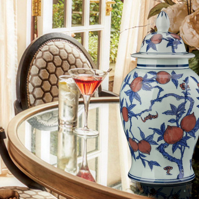 Porcelain China Ginger Jar