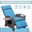 Patio Recliner With Hand-Woven Wicker-936152658
