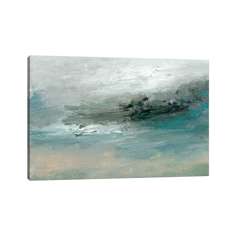 Tidal Pool II by Sharon Gordon - Wrapped Canvas Painting, 30.48 cm H x 45.72 cm W