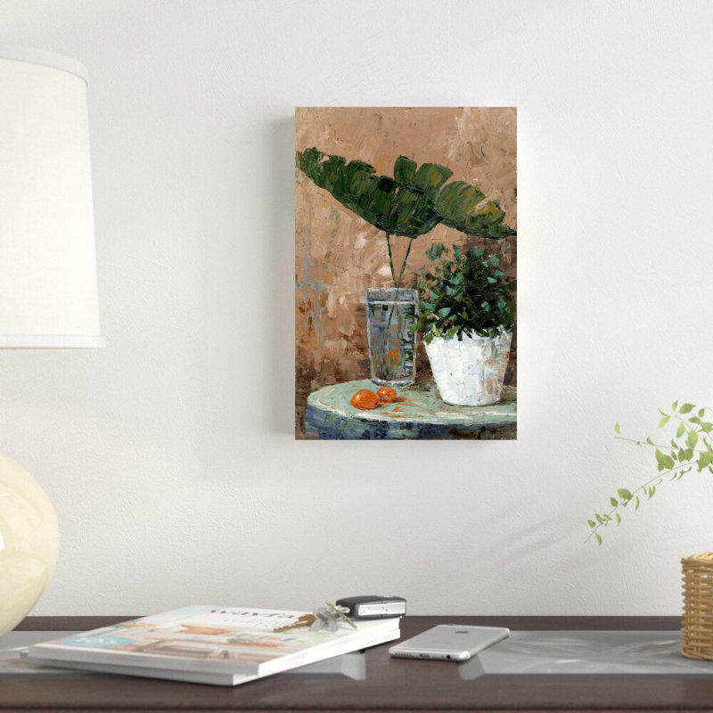 Nature morte, peinture, H 12 po x l 8 po