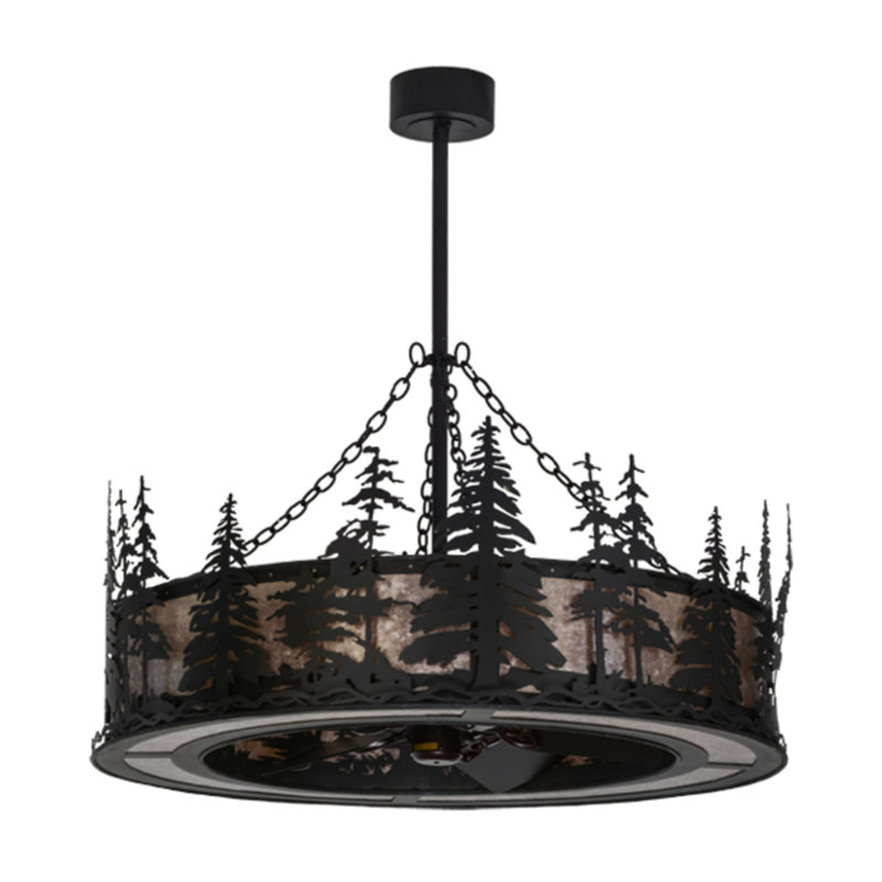 Tall Pines Downrod Ceiling Fan