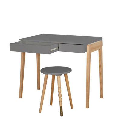 Ensemble de bureau et tabouret Abduh