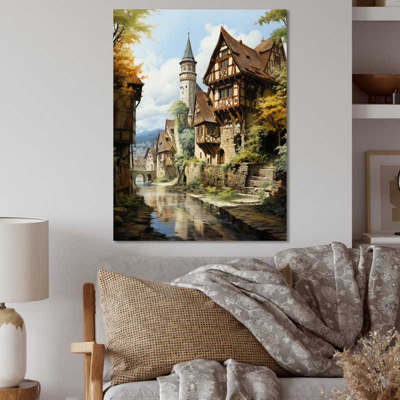 " Germany Bavarian Charm ", 20" H x 12" W x 1" D