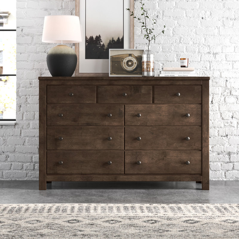 Franklin 63" W 9-Drawer Double Dresser